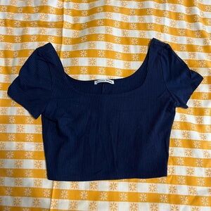Reformation ribbed crop top